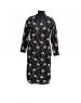 Women Kurti Black Flower printed design